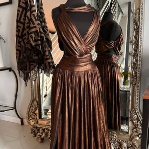 Bronze gown
